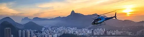 Passeio de Helicóptero Rio de Janeiro - Cristo Redentor - 4FLY RJ - 45 minutos